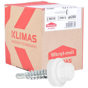 Wkręty Farmerskie Farmery 4,8x19mm Ral 9010 250szt
