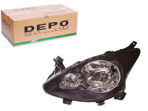 Reflektor Toyota Aygo 05-14 Le H4 Depo