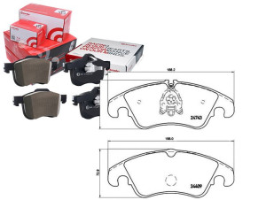 Klocki Hamulcowe Audi A4 (b8) 07- Przód Brembo