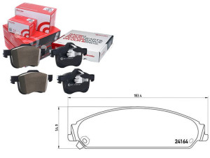 Klocki Hamulcowe Chrysler 300c 04- Brembo