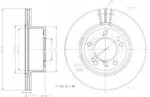 Tarcze Ham. 2szt Bmw P. E87 118-120 E90 318 292x22 Maxgear