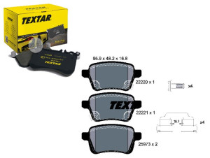 Klocki Hamulcowe Opel Tył Adam Corsa 1,0-1,6 14- T