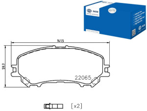Klocki Hamulcowe Hella Pagid D10604ca0a 355021861