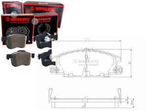 Klocki Hamulcowe Isuzu Campo (kb) 2.2 (tfs) Nippar