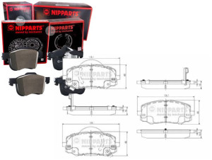 Klocki Hamulcowe Hyundai I20 1.2 Nipparts Nipparts