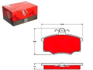 Klocki Hamulcowe Audi 80 90 Coupe 1.8-2.2 07.81-08