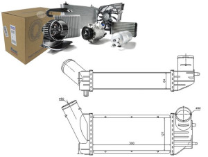 Intercooler Citroen Berlingo C4 I Xsara Peugeot 30