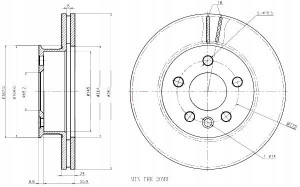 Tarcze Ham. 2szt Vw P. T4 2.4-2 Maxgear