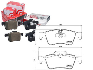 Klocki Hamulcowe Mercedes W164 Ml-klasa 05- Tył Br