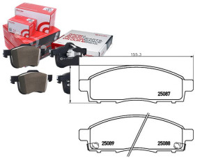 Klocki Hamulcowe Nissan Nv200 10- Przód Brembo