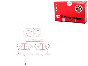 Klocki Hamulcowe Kia Sorento 09- Tył Zimmermann