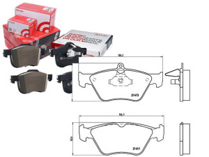 Klocki Hamulcowe Opel Omega B 94-97 2.0 Brembo