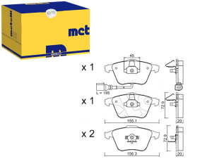 Klocki Hamulcowe Vw Passat 05- Czuj Metelli