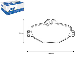 Klocki Hamulcowe Ceramiczne Mercedes Cls (c219) E