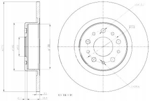 Tarcze Ham. 2szt Alfa T. 156 02- Maxgear