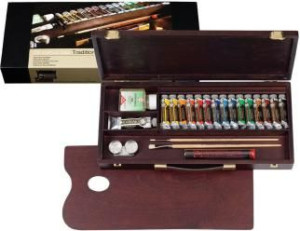 Farby olejne TRADITIONAL BOX, Rembrandtdrewniana kaseta