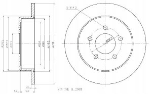 Tarcze Ham. 2szt Chrysler T. Voyage Maxgear