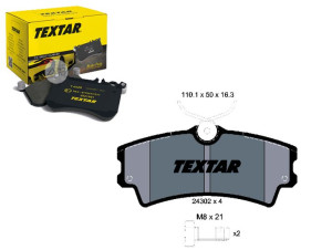 Klocki Hamulcowe Santana P. 300 350 98- Textar Tex