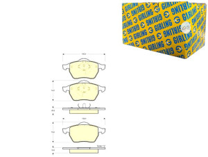 Klocki Hamulcowe Audi A4 2.5 Tdi 97 Gr.20.3 19.5mm