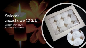 Świeczki zapachowe Waniliowe