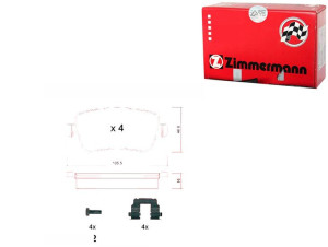 Klocki Hamulcowe Fiat Croma 05- Tył Zimmermann