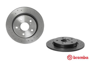 Tarcza Hamulcowa Brembo 08.a912.1x Tył Toyota Auris 07