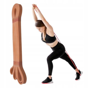 Guma Do Ćwiczeń Taśma Oporowa Mięśnie Mocna 104cm