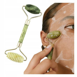 Roller Do Twarzy Wałek Do Masażu Jadeitowy Gua Sha