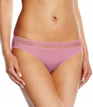 Majtki damskie Sloggi Wow Lace Tai różowe r.42