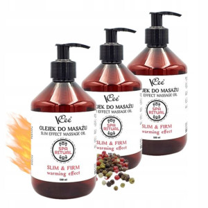 Zestaw Olejek Do Masażu Vcee 500ml 3 Szt. Warm