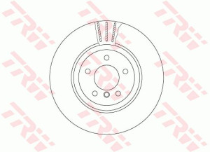 Tarcza hamulcowa TRW DF6624S 34216763827
