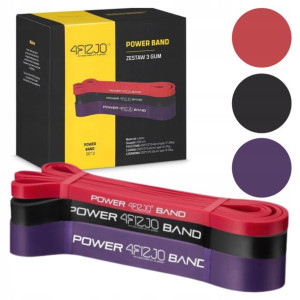 Profesjonalny Zestaw 3 Gumy Power Band 4fizjo