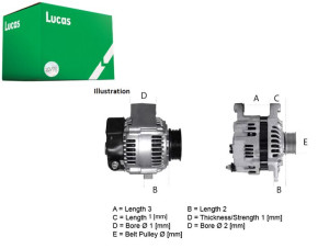 Alternator Lucas Electrical 07z903021c 07z903021f