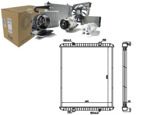 Chłodnica Silnika Rvi Premium Dci6-w-midr06.20.45d
