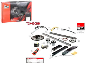 Zestaw Łańcucha Rozrządu Nissan Dohc Navara 2.5dci