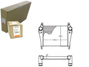 Intercooler Behr Hella 504028467 407007n Iv4101 37