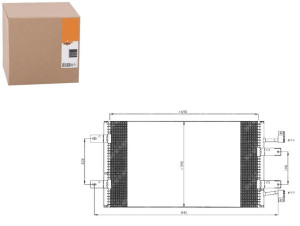 Skraplacz Klimatyzacji Renault Trafic 06- Nrf