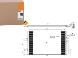 Skraplacz Klimatyzacji Volvo S40 V50 04- Nrf