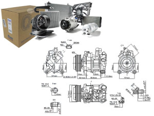 Sprężarka Klimatyzacji Bmw 5 (f10) 5 (f11) 5 Gran