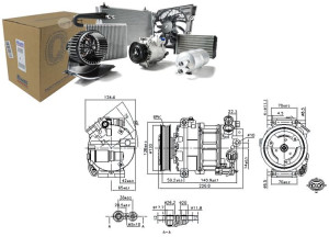 Sprężarka Klimatyzacji Opel Insignia A Saab 9-5 2.