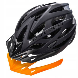 METEOR Kask Rowerowy Regulowany z Daszkiem