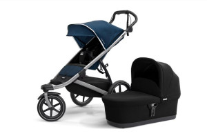 THULE WÓZEK Urban Glide 2 Majolica Blue + bassinet