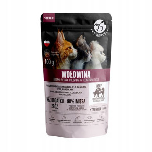 Karma mokra kota Sterile PET REPUBLIC wołowina 100