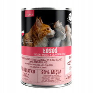 Karma mokra kota Sterile PET REPUBLIC łosoś 400 g