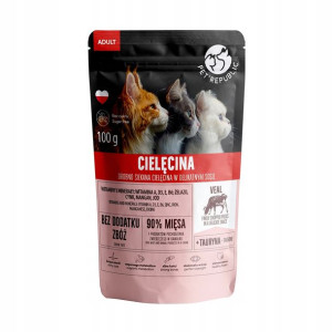 Karma mokra kota PET REPUBLIC z cielęciną 100 g