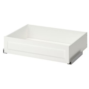 IKEA KOMPLEMENT Szuflada front ramiak biały 75x58 cm