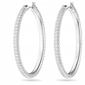 SWAROVSKI - Kolczyki Stone Hoop Hoop RHS