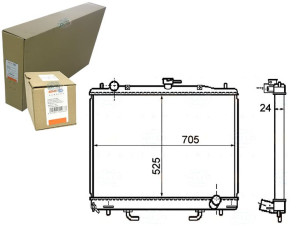Chłodnica Silnika Behr Hella 1350a155 Mr968289 140