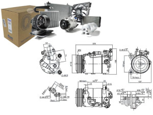 Sprężarka Klimatyzacji Bmw 2 (f45) 2 Gran Tourer (