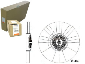 Wentylator Chłodnicy Behr Hella 62121302 0 4822n 2